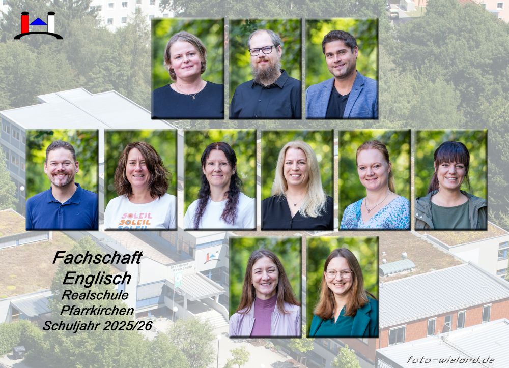 Die Fachschaft Englisch im Schuljahr 2025/2026